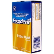 Fixodent Extra Hold Denture Adhesive Powder, 2.7 oz