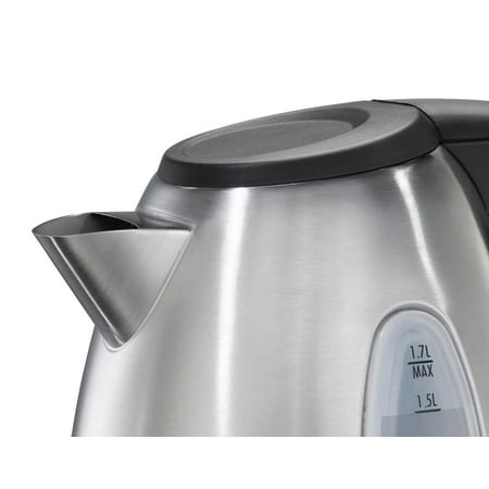 Hamilton Beach - 1.7 Liter Electric Kettle - Silver/Black