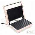 thumbnail image 4 of COOK WITH COLOR Panini Maker 2-Slice Panini Press Electric Grill, 760 Watts, Pink, 4 of 6