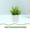 thumbnail image 4 of Bonsái artificial de 3 piezas, plantas falsas para decoración de interiores, pequeñas plantas artificiales para escritorio, plantas verdes realistas, decoración artificial, 4 of 8
