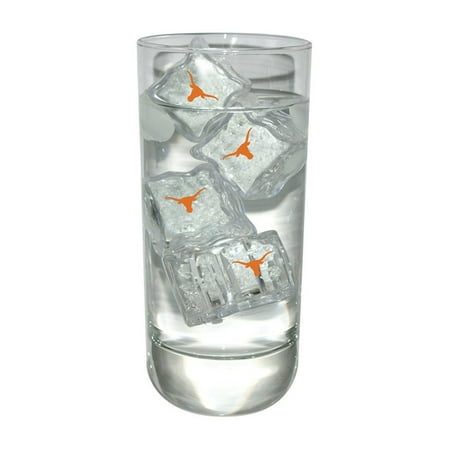 Austin Four Light - Texas Longhorns at Austin Set of 4 Light Up Ice Cubes, Set of 4 By Fans With Pride from USA