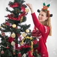 thumbnail image 5 of 16Pcs Christmas Tree Balls Ornament DIY Accessories 8cm Colored Printed Plastic Ball for Holiday Scene Layout Christmas Balls, 5 of 5