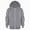 H154-Grey, variant on TOWED22 Girls Hoodie Sweatshirt Full Zip Up Casual Solid Long Sleeve Jacket Kids Lightweight Outwear with Pockets,Navy,5-6 Y