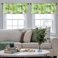 thumbnail image 4 of LALILO Kitchen Curtain Valance Watercolor Cactus Cactus Rod Pocket Window Curtain 52"x 18" Set of 2, 4 of 5