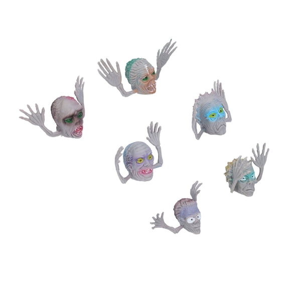 Mini marionetas de dedo, 6 piezas, mini monstruos de dedo, divertidos monstruos de dedo, juguetes de broma, tecnología avanzada