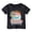 1-Black306, variant on Girls California Beach Sunshine Graphic Tee Casual O Neck Short Sleeve T Shirt, Sizes 1-13