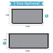 Dcenta Magic Gate for Pet Safety Gate Dogs Portable Folding Mesh Safety Fence Isolated Gauze Indoor and Outdoor Install Anywhere