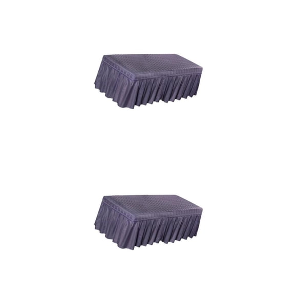 Toystoory Massage Cosmetic Table Valance Sheet Cover with Hole - Type5 NO5