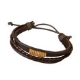 thumbnail image 5 of EHJRE Mens Women Multi Strand PU Cowboy Adjustable Bracelet - Brown, 5 of 9