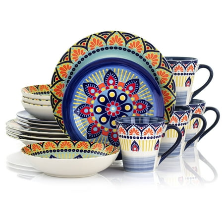 

Zen Blue 16 Piece Dinnerware Set