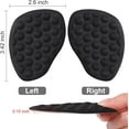 thumbnail image 4 of 3 Pair Metatarsal Pads Women Ball of Foot Cushions for Women Shoe Pads for Women Shoes That are Too Big Shoe Pads Non Slip Pads for Shoes Stop Feet from Sliding Forward in Heels High Heel Inserts, 4 of 6