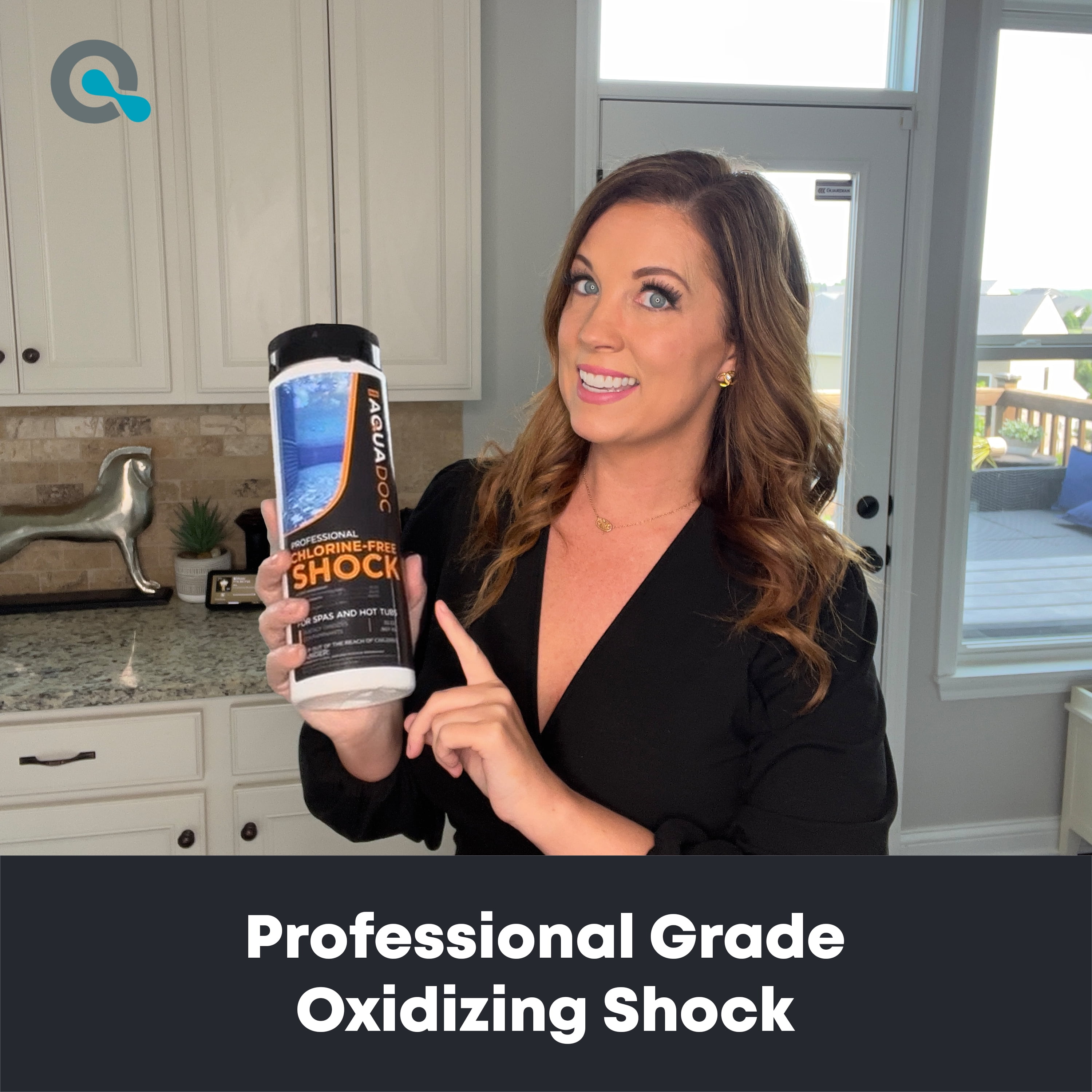AquaDoc Non-Chlorine Spa Shock - Chlorine-Free Hot Tub Treatment & Oxidizer - 32oz