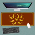 thumbnail image 2 of Spring Sense Mouse Pad Gold Carp Team Mat, 31.5 x 11.8 Inch Desk Sets Non-Slip Rubber Base for Office Laptop, XL Mousepad Waterproof for Gaming Keyboard Pad, Home Decor Mat, Brown BDZXSE047, 2 of 6