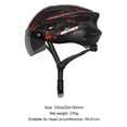 thumbnail image 1 of Casco de bicicleta de carretera para hombre y mujer, gafas de PC integradas, equipo de protección para montar en monopatín Fivean Cascos de ciclismo, 1 of 2