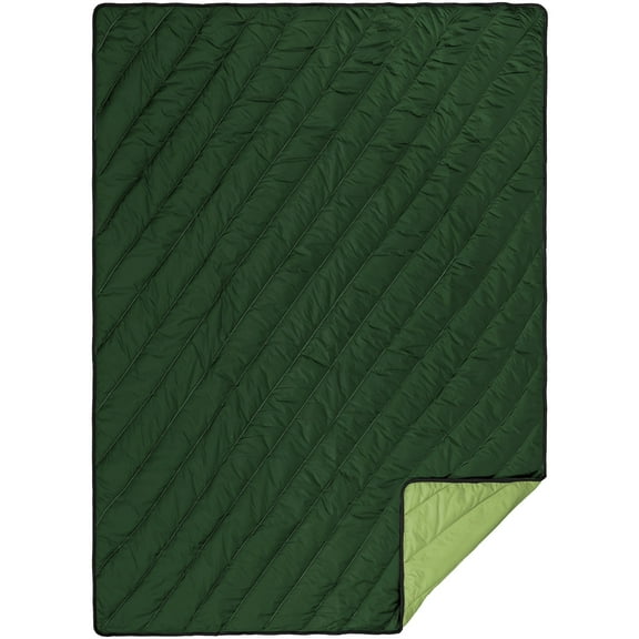 AuntyFey Packable Camping Blanket, 72" x 56" Lightweight & Washable & Portable, Great for Camping, Outdoors, Sporting Events, and Picnic, Green