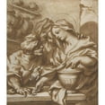thumbnail image 3 of Paolo Gerolamo Piola 15x17 Black Modern Framed Museum Art Print Titled - Mary Magdalen Buying Ointment (1666-1724), 3 of 5