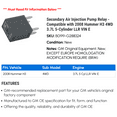 thumbnail image 2 of Secondary Air Injection Pump Relay - Compatible with 2008 Hummer H3 4WD 3.7L 5-Cylinder LLR VIN E, 2 of 2
