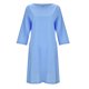 thumbnail image 3 of Gibobby Vestido casual de verano para mujer Vestido de verano para mujer, cuello redondo, ajuste holgado, manga de siete cuartos, cómodo, informal, color sólid(Azul,M), 3 of 5