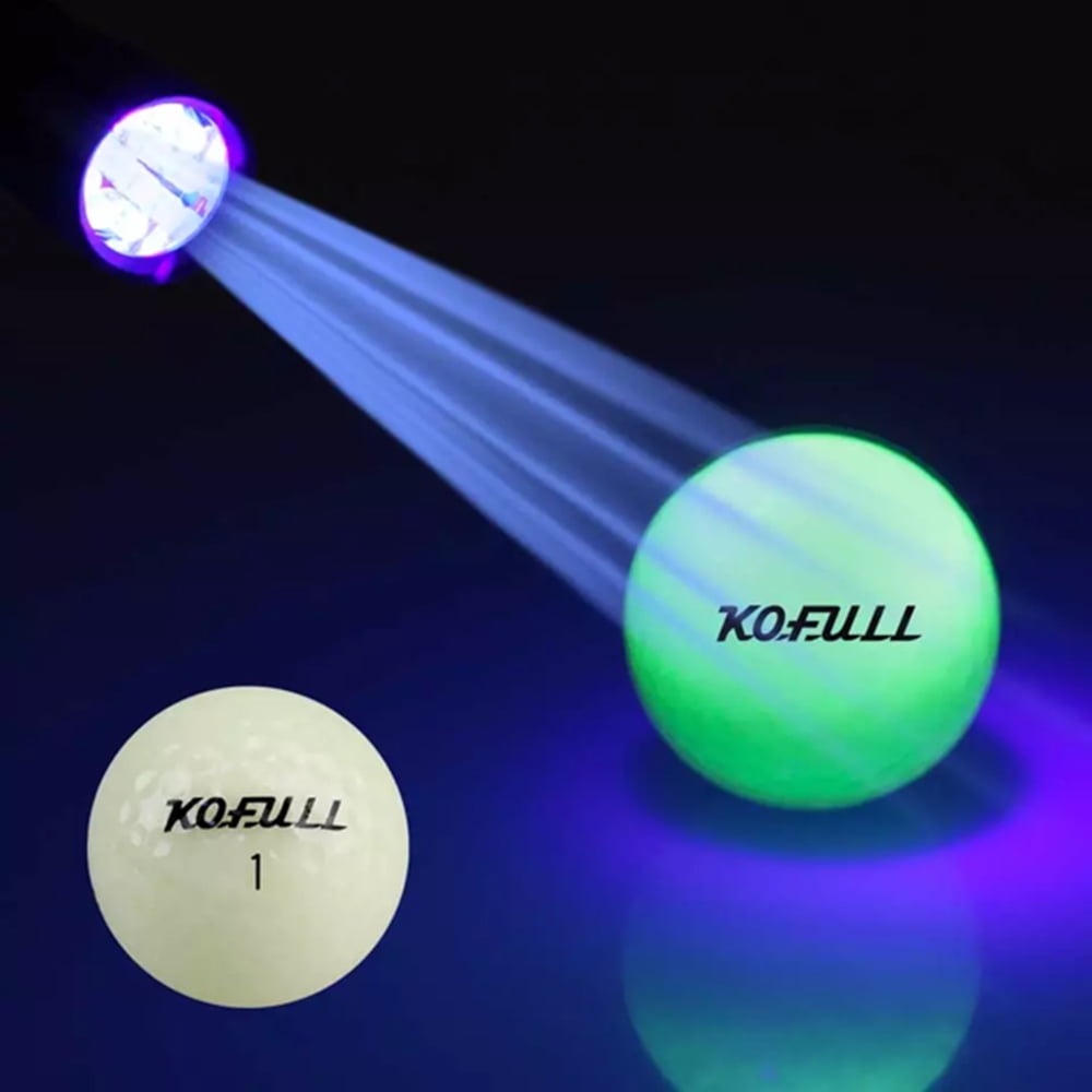 Crestgolf Night Golf Balls Glow in the Dark Golf Ball Long Lasting Bright Luminous Balls Golf Gift