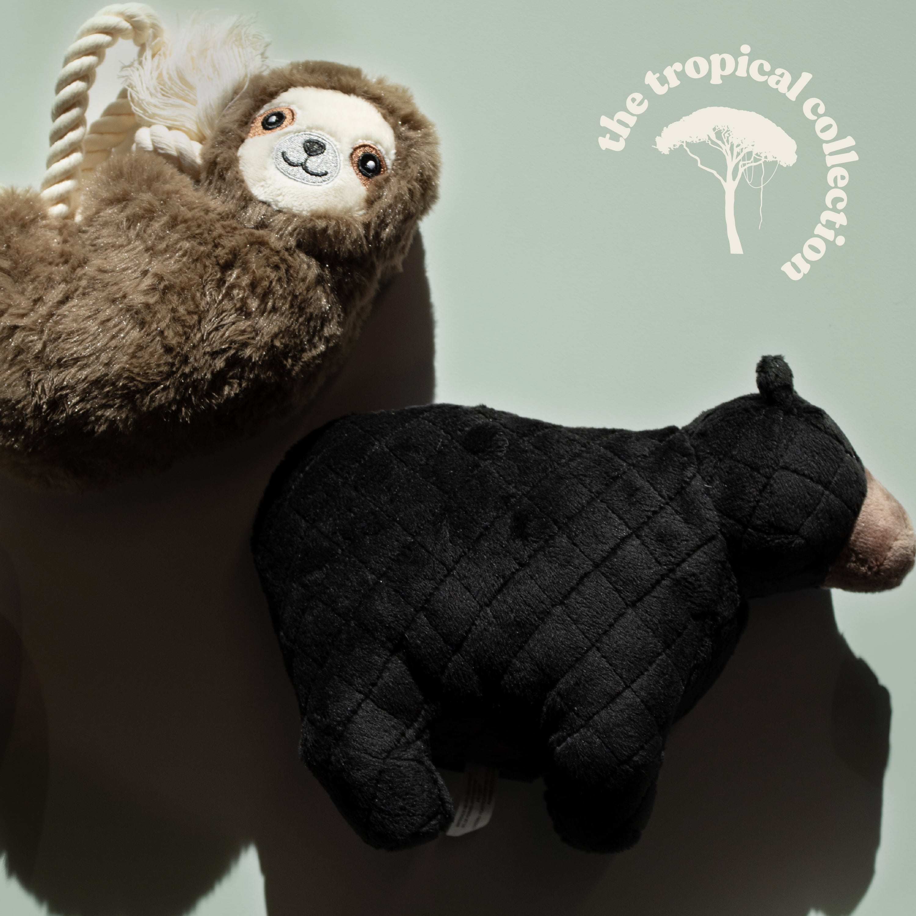 GRRREEN Dog Toys | Plush Toy Sloth Stuffed Animal for Dogs | Jumbo Eco Friendly Toy