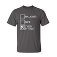 thumbnail image 1 of Naughty Nice Tried My Best Sarcastic Novelty Gift Idea Adult Humor Heavy Duty Funny Men's T Shirt, 1 of 3