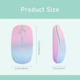 thumbnail image 3 of MesaSe Wireless Mouse Silent Click & Stylish Design Pink Mouse, 3 of 5