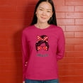 thumbnail image 4 of Mom Life Messy Bun Women's Long Sleeve T-shirt Trendy Motherhood Parenting Maternity Family Mother's Day Mama Mommy #momlife, 4 of 7
