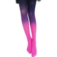 thumbnail image 2 of Sakmal Thermal Tights Pink Gradient Thigh High Pantyhose Soft Tight for Women, 2 of 4