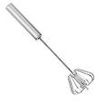 thumbnail image 4 of large Batidor fácil semiautomático de acero inoxidable, batidor manual para huevos, batidor de leche, 1 Uds., 4 of 5