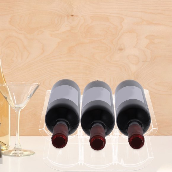 FOMIYES Estante Transparente Para De Vino Y Tumbler Y Resistente Para Organización Doméstica