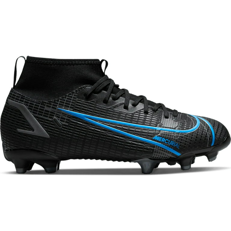vod bijvoeglijk naamwoord Veeg Nike Superfly 8 DF Academy FG Jr Soccer Shoes - Black/Iron Grey/University  Blue - Walmart.com