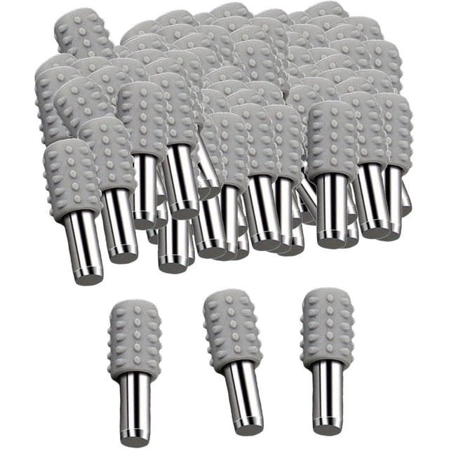 100x Shelf Pins Rubber Sleeve Portable Non-Slip Hardware Cabinet Laminate Support Pegs for Kitchen Bookshelf