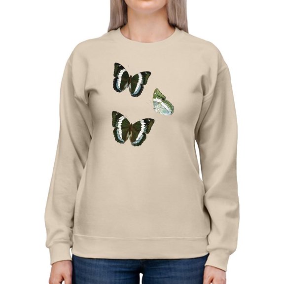 Butterfly Specimen Viii Sweatshirt Women -Vision Studio Designs, Female Large