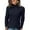 NavyJ%1210, variant on Hearthz Sweater Turtleneck for Women Dressy Mock Neck Ribbed Women's Long Sleeve Shirt Knit Oversized Basic Women's Pullover Tops