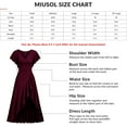 thumbnail image 6 of Munlar Party Dresses for Women,Womens Wedding Guest Bridesmaid Dresses,Fashion Sexy Women Patchwork Skull Lace Splicing Long Sleeve Vintage Party Dress, 6 of 7