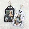 thumbnail image 2 of Steve Ins Black White Idol Album Tarjetero Llavero 3 Pulgadas Protector De Fotos Kpop Merch Photo Sleeves Bus ID Bank Card Bag Pendan, 2 of 4