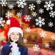 thumbnail image 3 of 54 Uds pegatinas electrostáticas de copo de nieve, pegatinas de vidrio para ventanas, pegatinas navideñas, pegatinas para ventanas de copos de nieve, decoraciones navideñas, 3 of 5