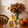 thumbnail image 6 of nTRIUQJ Festival Sunflower Couple Doll Cute Goblin Autumn Home Decoration B, 6 of 6