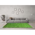 thumbnail image 3 of Ahgly Company Indoor Rectangle Oriental Green Industrial Area Rugs, 2' x 3', 3 of 4