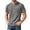 A-Grey411, variant on JAJAHO Mens Henley T Shirt Casual Pocket Tee Summer Short Sleeve Solid Color Loose Fit Tshirts Comfy Tops