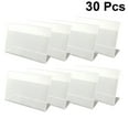 thumbnail image 2 of SHISUYAN 30Pcs 6x4cm Acrylic Shelf Label Holder Price Tags Premium Plastic Transparent Price Tag with Price, 2 of 8