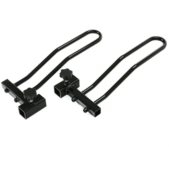 Kojem Universal Electric Bike Carrier Rack Hitch Rear Mounted Bicycle Platform Style for Trucks SUVs Fits Up to 80lbs Capacity - Max 3.25 In. Tire Carrier Rack