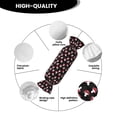 thumbnail image 5 of Wukai Cartoon Mushroom Print Candy Pillow Cylindrical Pillows Sofa Pillow Neck Hand Support Pillows Including Insert Lumbar Pillows, 5 of 8