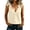 Beige, variant on Reversible Deep V-Neck Tank Tops for Women Bowknot Shoulder Straps Tops Fashion Trendy Dressy Work Blouses