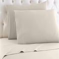 thumbnail image 4 of Carson Carrington  Frederiksvaerk 4-piece 1000 Thread Count Egyptian Cotton Bed Sheet Set Grey Queen, 4 of 5
