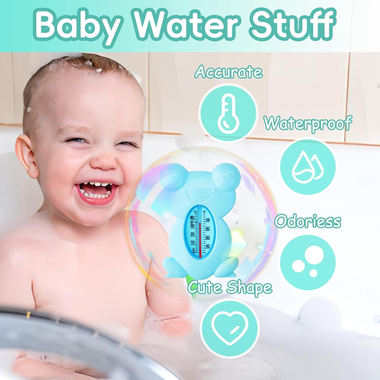 Baby Grooming and Healthcare Kit, Infant Safety Care Set with Hair Brush Comb Nail Clipper Nasal Aspirator,Baby Essentials Kit for Newborn Girls Boys