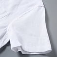 thumbnail image 5 of JLFKNG Summer Mens T-Shirt Tops Breathable Linen Cotton T-Shirts Loose Fit Short Sleeve Buttons Down Simple Solid Color Mens Shirt Tops With Pockets Comfy Summer Clothes, 5 of 9