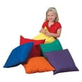 thumbnail image 2 of Kaplan Early Learning Company Soft Pillows 17" Square - Set of 6, 2 of 2