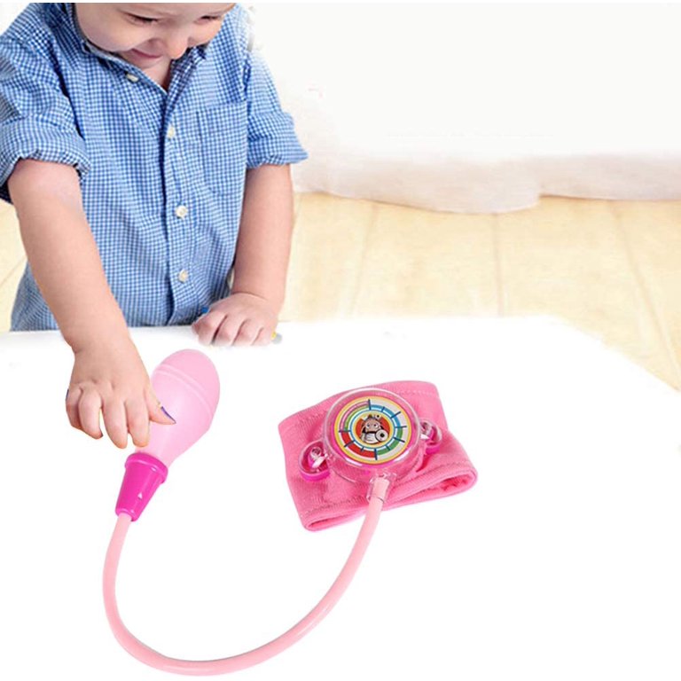 Children's Simulation Mini Family Doctor Nurse Blood Pressure Monitor  Medical Boys And Girls Fun Games Role-playing Toys