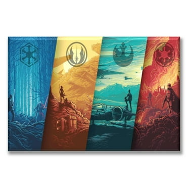 Cuadro Canvas Pixtreats Star Wars El Despertar De La Fuerza 40X60 cm